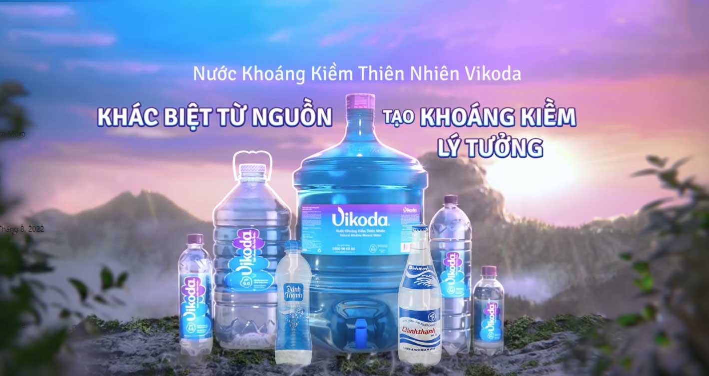 Nước khoáng Vikoda Đảnh Thạnh, nước khoáng thiên nhiên quý hiếm